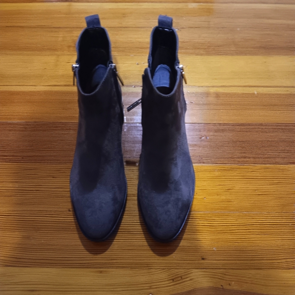 Calvin Klein " Faux Suade," Booties
